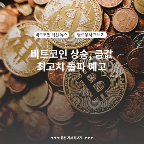 비트코인 상승, 금값 최고치 돌파 예고
